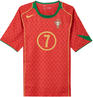 ナイキ 2004 ポルトガル ホーム ユニフォーム #7 フィーゴ ロゴ クルーネック 赤 サッカー シャツ HV9708-614 Buy ナイキ 2004 ポルトガル ホーム ユニフォーム #7 フィーゴ ロゴ クルーネック 赤 サッカー シャツ HV9708-614