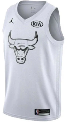 耐克2018全明星芝加哥公牛队#23复古篮球球衣男款白色 928868-107 Order 耐克2018全明星芝加哥公牛队#23复古篮球球衣男款白色 928868-107