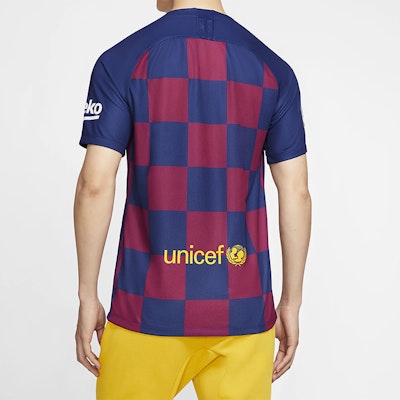 耐克 2019/20 巴塞罗那主场球衣粉丝版 红蓝短袖男款 AJ5532-456 Details for 耐克 2019/20 巴塞罗那主场球衣粉丝版 红蓝短袖男款 AJ5532-456