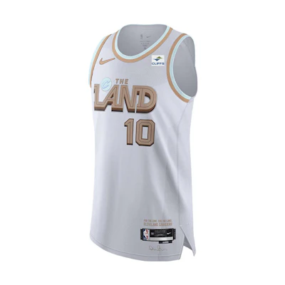 Nike 2022-2023 Cleveland Cavaliers City Edition Jersey Player Version White . DQ0190-100