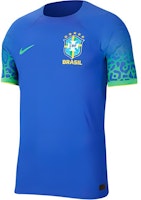 Nike 2022/23 Brazil Away Football Jersey Player Version Blue Retro Shirt DN0617-433 Nike 2022/23 Brazil Away Football Jersey Player Version Blue Retro Shirt DN0617-433