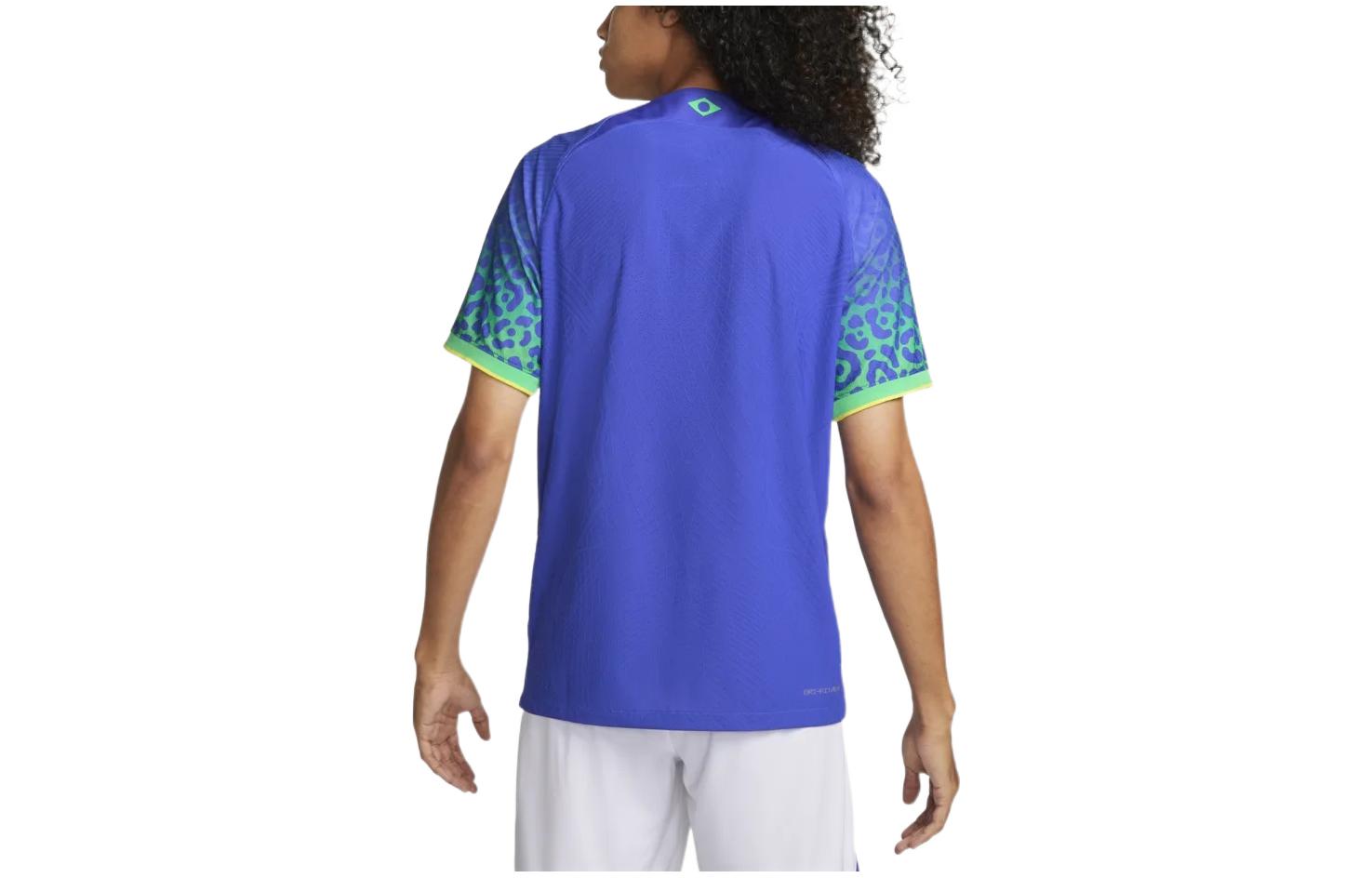 Lookbook ナイキ 2022/23 ブラジル アウェイ プレイヤーバージョン 青 レトロ サッカーシャツ DN0617-433