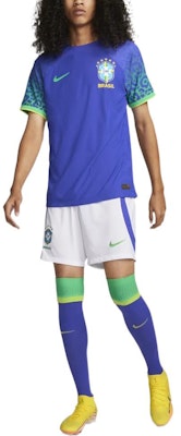 ナイキ 2022/23 ブラジル アウェイ プレイヤーバージョン 青 レトロ サッカーシャツ DN0617-433 Shop ナイキ 2022/23 ブラジル アウェイ プレイヤーバージョン 青 レトロ サッカーシャツ DN0617-433