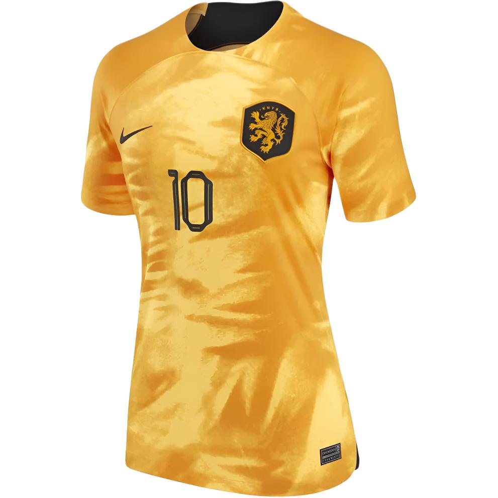 Buy Nike 2022/23 Netherlands Home Jersey Depay #10 World Cup Fan Edition Orange Men FN5131704-NED