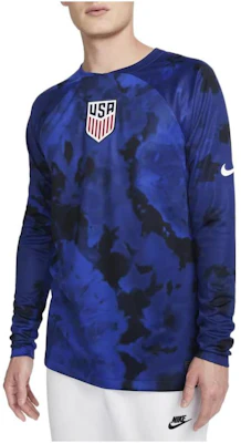 나이키 2022/23 카타르 월드컵 USA 어웨이 롱슬리브 축구 티 블루 (팬 에디션) DN0671-452 Buy 나이키 2022/23 카타르 월드컵 USA 어웨이 롱슬리브 축구 티 블루 (팬 에디션) DN0671-452