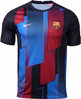 Nike 21-22 FC Barcelona Retro Breathable Crewneck Football Jersey Black Men CW4874-452 Nike 21-22 FC Barcelona Retro Breathable Crewneck Football Jersey Black Men CW4874-452