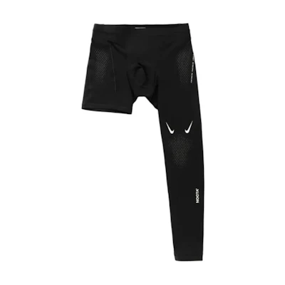 Nike Black Casual Fitness Joggers with Asymmetrical Logo Design. DN0005-010