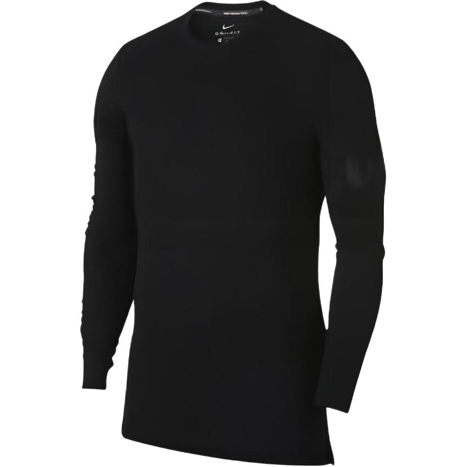 Nike  Black Crewneck Long Sleeve Casual Sports Knit T-Shirt 891602-010