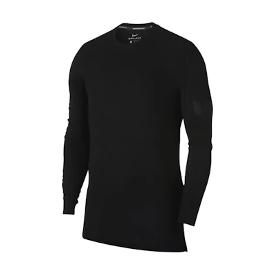 Nike Black Crewneck Long Sleeve Casual Sports Knit T-Shirt 891602-010