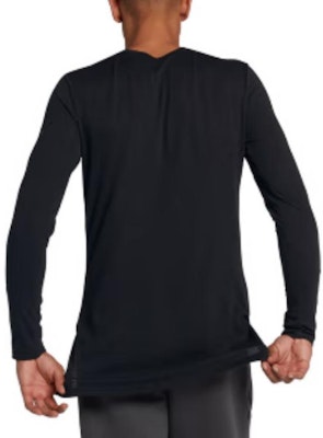 Nike Camiseta Negra Casual de Manga Larga Tejida para Deportes. 891602-010 Shop Nike Camiseta Negra Casual de Manga Larga Tejida para Deportes. 891602-010