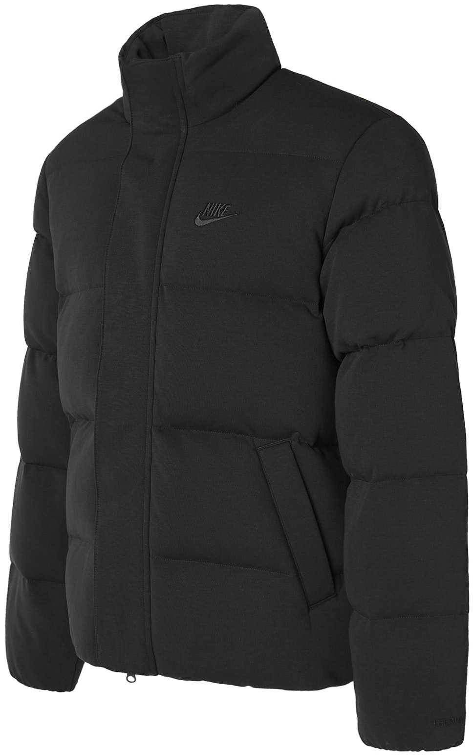 nike-black-down-filled-long-sleeve-jacket-with-stand-up-collar-fb-7855-010