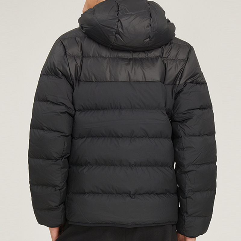 Purchase Nike  Black Logo Zipper Hooded Down Jacket DV0754-010
