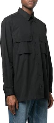 耐克黑色长袖编织衬衫带胸袋与扣扣设计 DN4096-010 Shop 耐克黑色长袖编织衬衫带胸袋与扣扣设计 DN4096-010