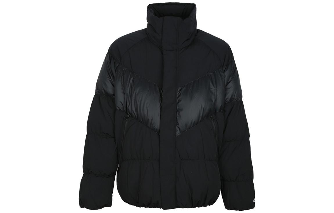 Order Nike  Black Puffer Jacket with Logo Print and Fleece Lining. 928894-010