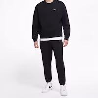 Details for Nike 黑色純色彈性腰運動長褲 CZ5365-010
