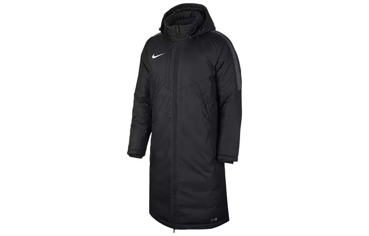 Nike  Black Solid Color Hooded Cotton Jacket 777917-010