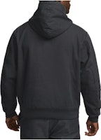 Lookbook Nike Jaket Hoodie Zip-Up Logo Cetakan Hitam. DQ5173-045