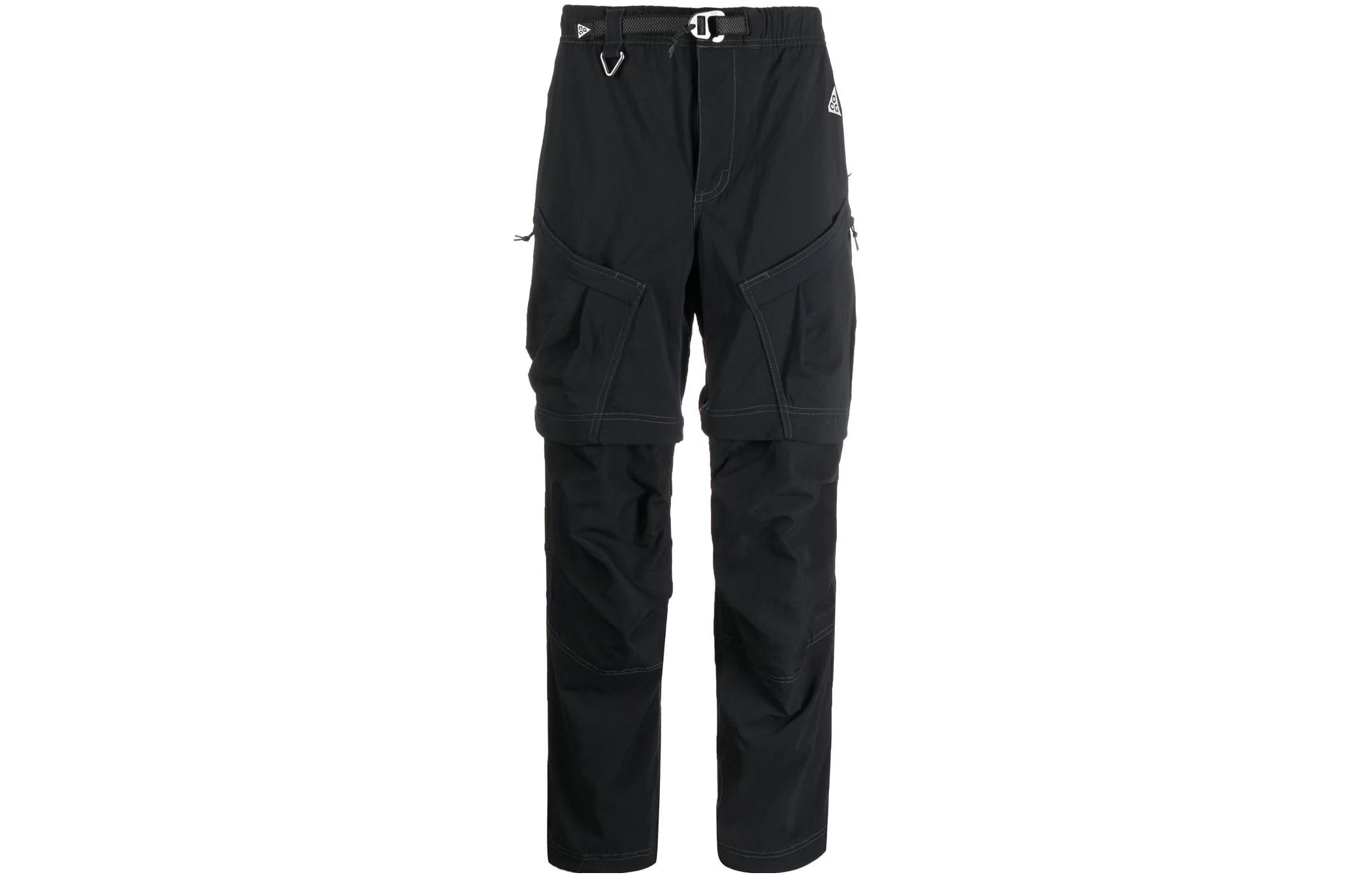 Nike  Black Solid Multi-Pocket Casual Cargo Pants. DN3943-010