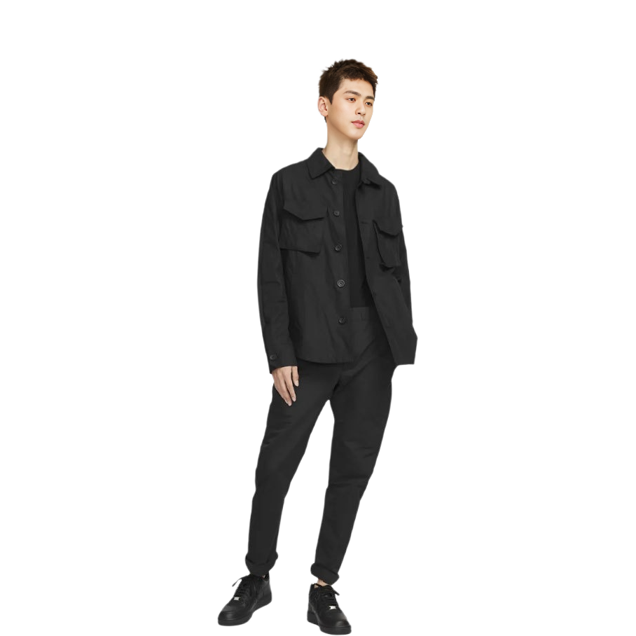 Order Nike  Black Solid Shirt-Collar Workwear Jacket DH2898-010