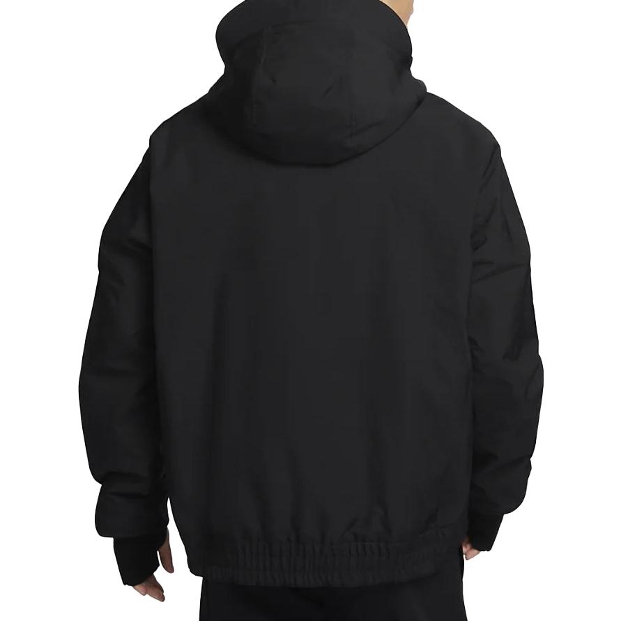 Nike  Black Solid Zip-Up Drawstring Hooded Jacket DV7465-010 圖 3