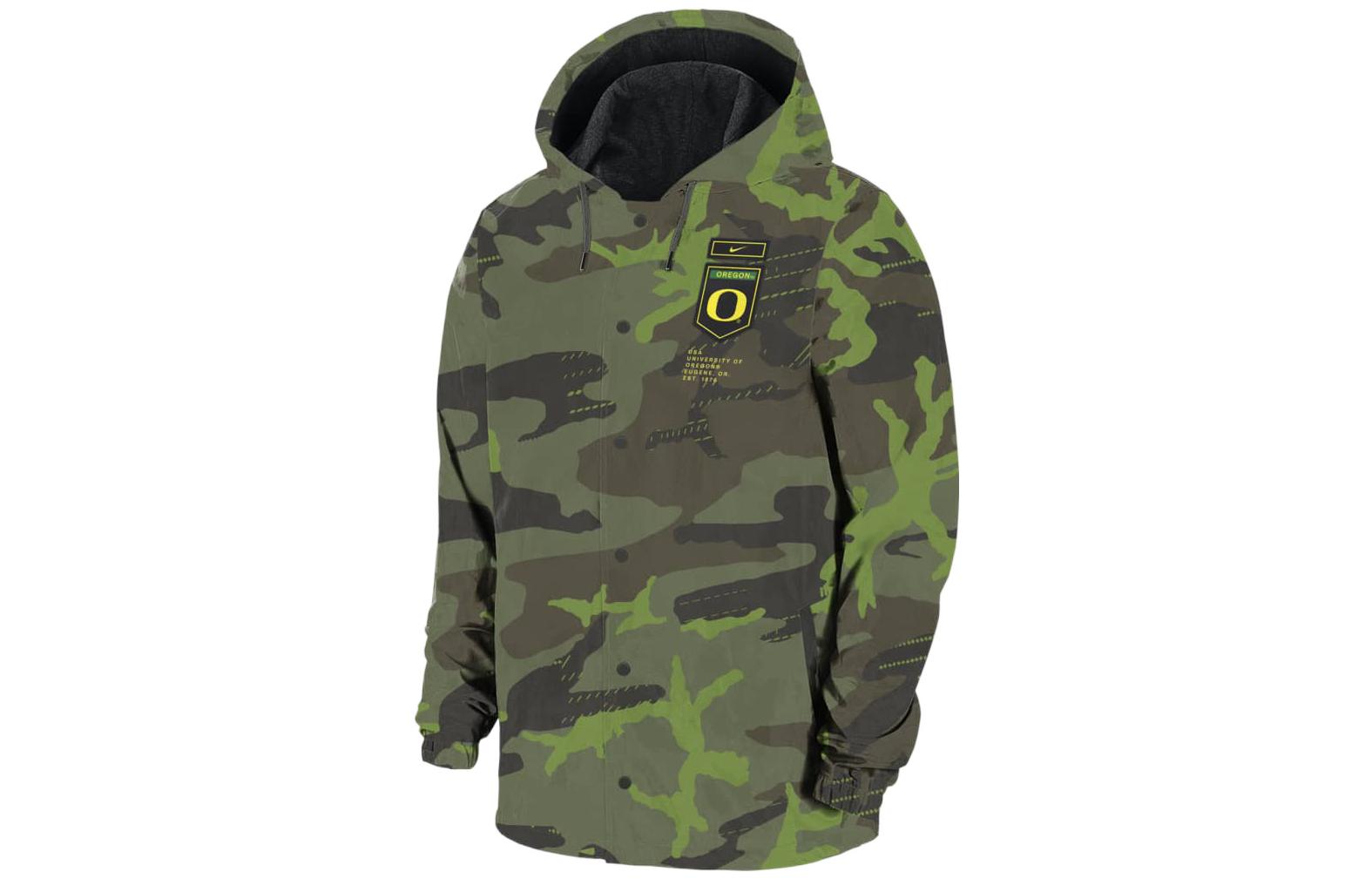 Nike  Blue Camo Zip-Up Hooded Jacket DN1720-328