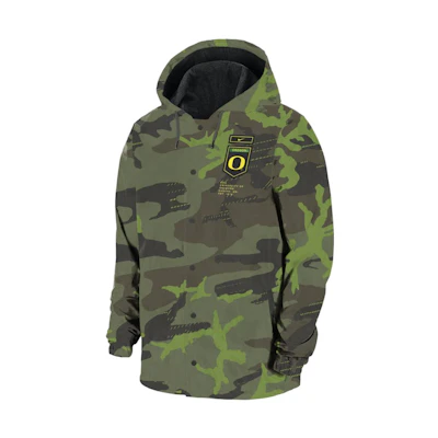 Nike Blue Camo Zip-Up Hooded Jacket DN1720-328
