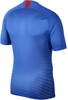 Lookbook Nike 藍色刺繡標誌休閒舒適短袖足球運動衫 AR4504-481