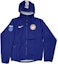 Buy Chaqueta con capucha Nike azul con diseño de insignia de logo y cremallera completa. DH4805-492