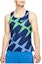 Buy Nike Blue Sleeveless Running Tank Top with Logo Print - Quick Dry Breathable CZ1030-492