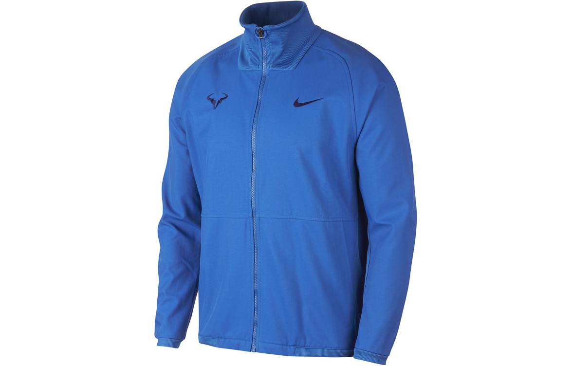 Nike  Blue Zip-Up Jacket with Logo Print High Collar 933989-403