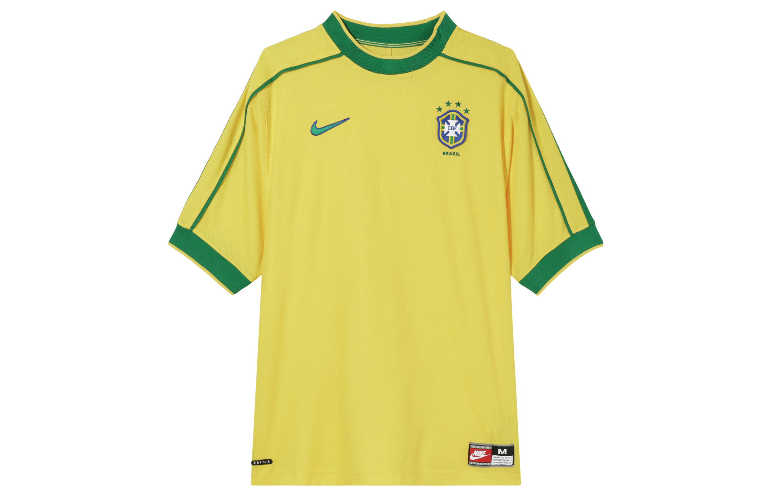 Order Nike 繡花標誌球衣短袖T恤 - 校園黃 FZ6682-741