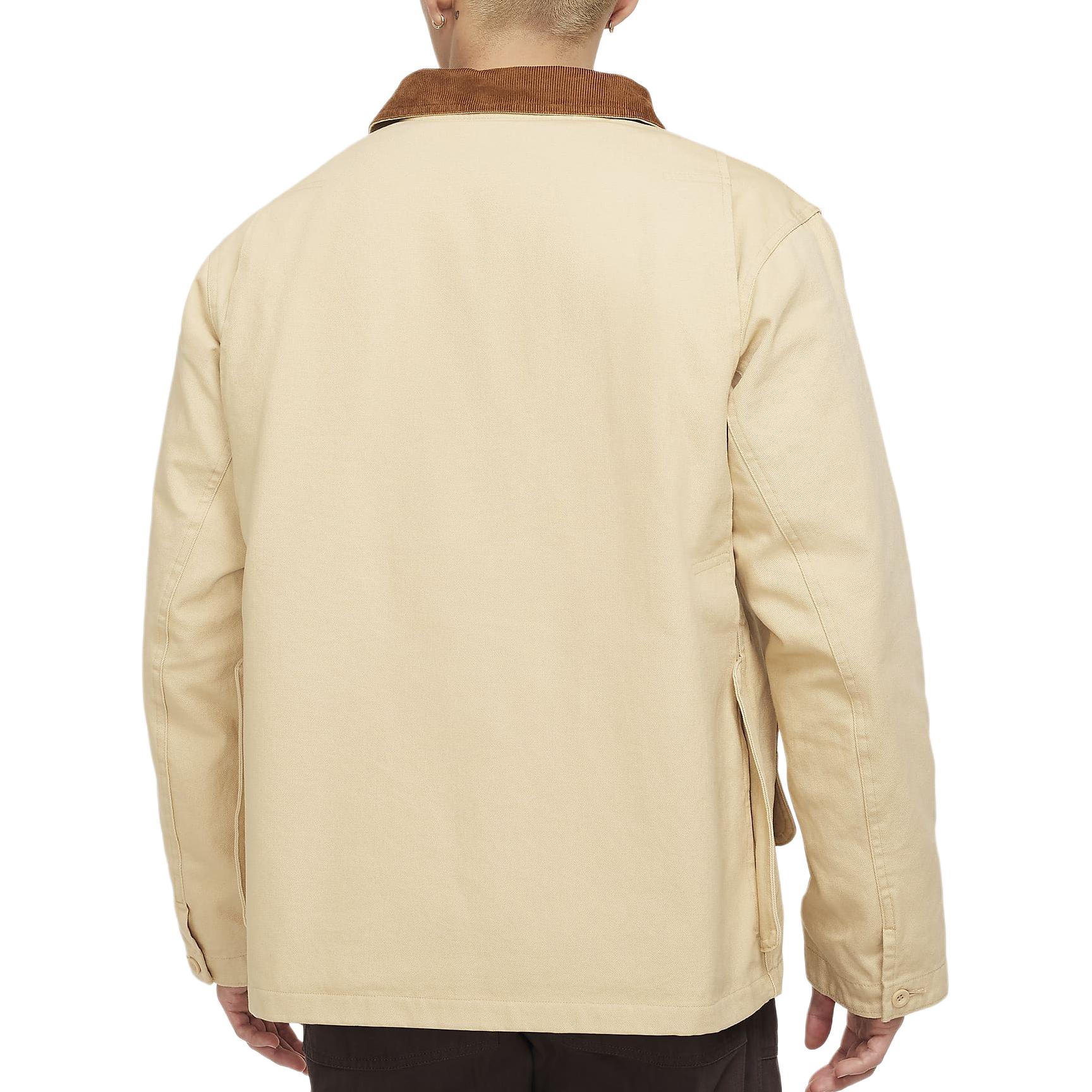 Nike  Flannel-Lined Barn Logo Workwear Jacket Sesame Yellow FZ0133-252 圖 3