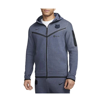 Nike Full-Zip Football Club Hoodie Jacket - Blue DX8418-437