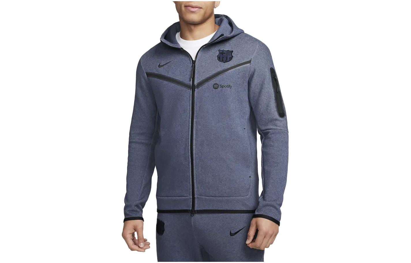 Nike  Full-Zip Football Club Hoodie Jacket - Blue DX8418-437 圖 2