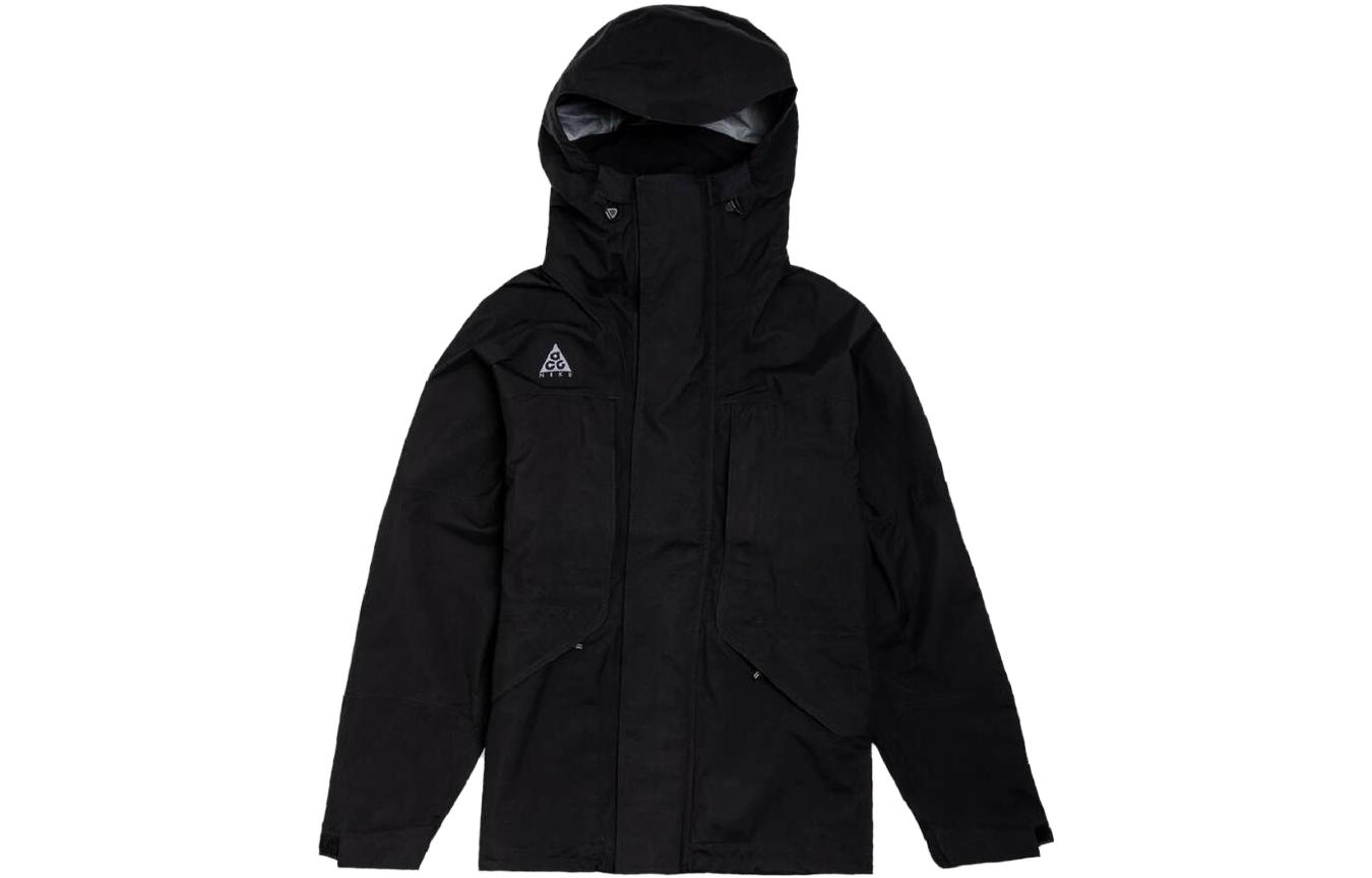 Nike  Gore-Tex Hooded Outdoor Windbreaker Jacket Black BQ3445-010