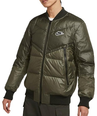 Nike 綠色全拉鍊標誌長袖羽絨外套 DV4275-380 Details for Nike 綠色全拉鍊標誌長袖羽絨外套 DV4275-380