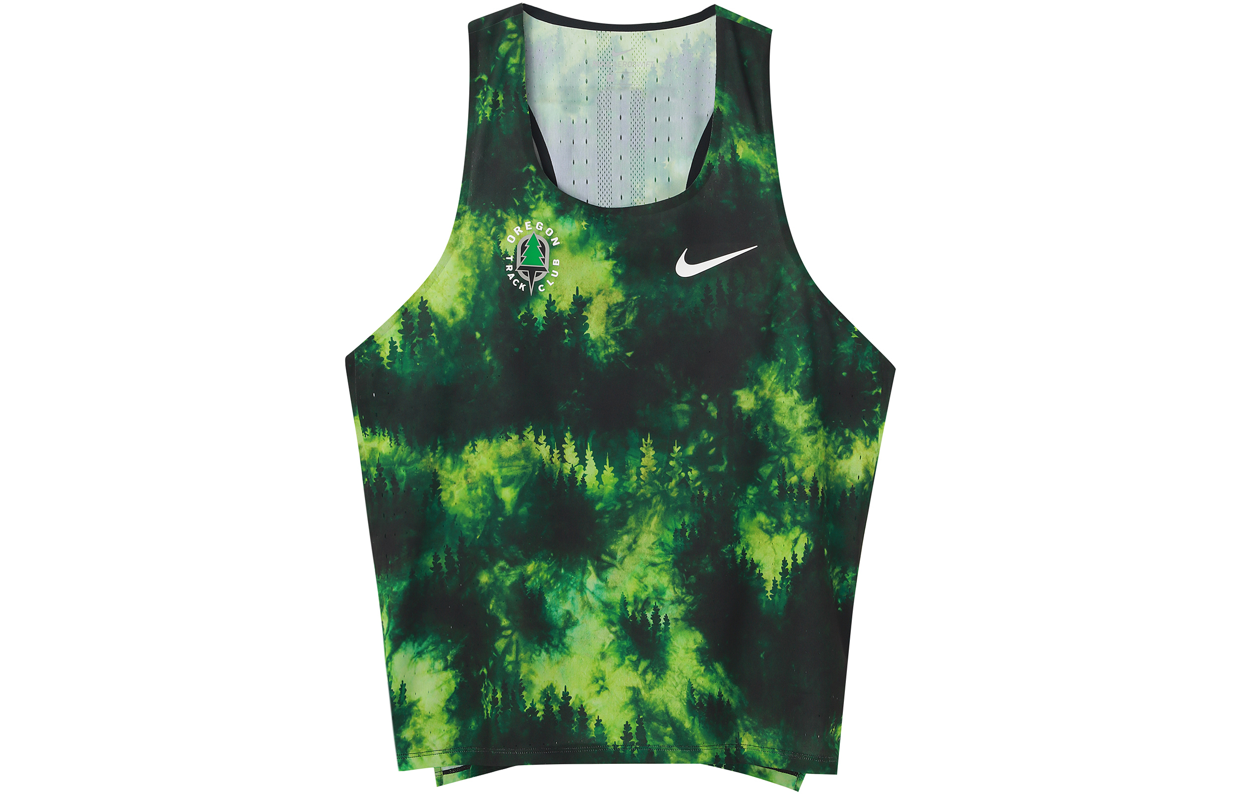 Nike  Green Logo Sleeveless Running Tank Top CW1259-100