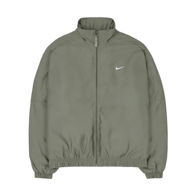 Nike Green Solid Logo Long-Sleeve Track Jacket. DN1266-320