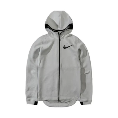 Nike Grey Zip-Up Hoodie Jacket - Casual Sportswear 856439-002