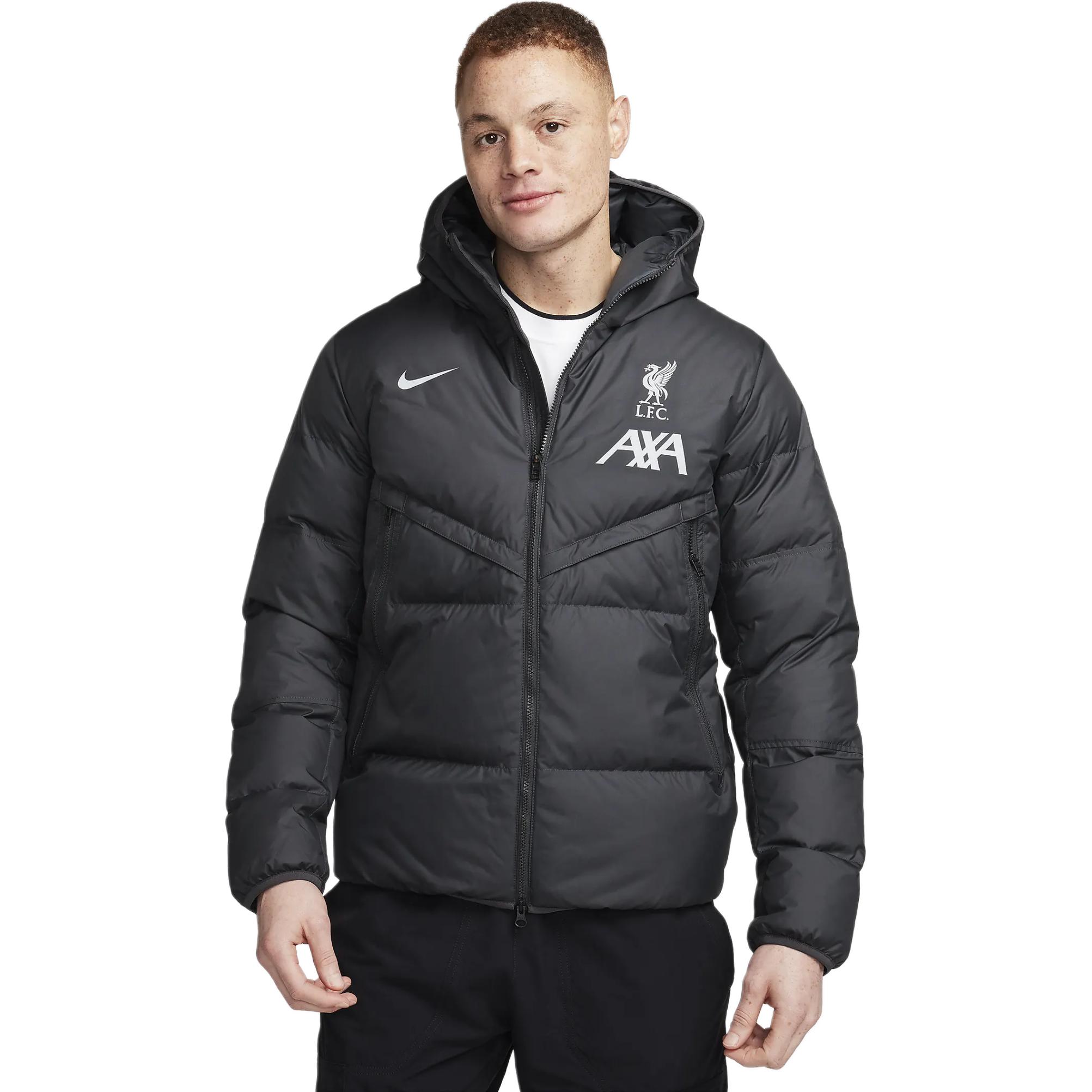 Nike  Lightweight Hooded Puffer Jacket with Logo Print - Black FD7140-061 圖 4