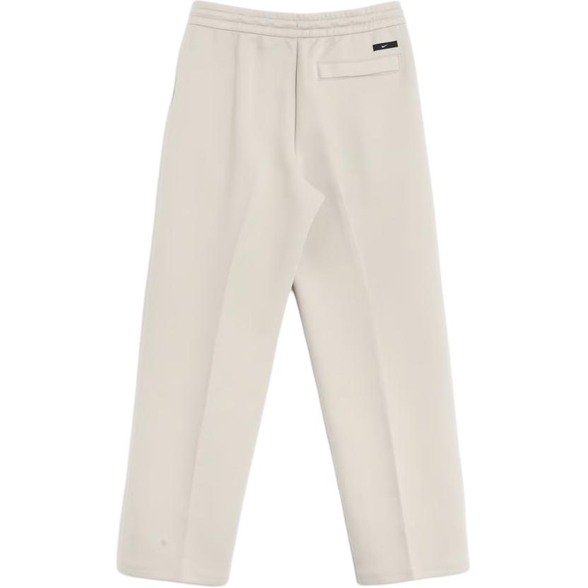 Nike  Loose Fit Open Hem Mid-Rise Sweatpants Gray White Casual Pants. FB8163-012