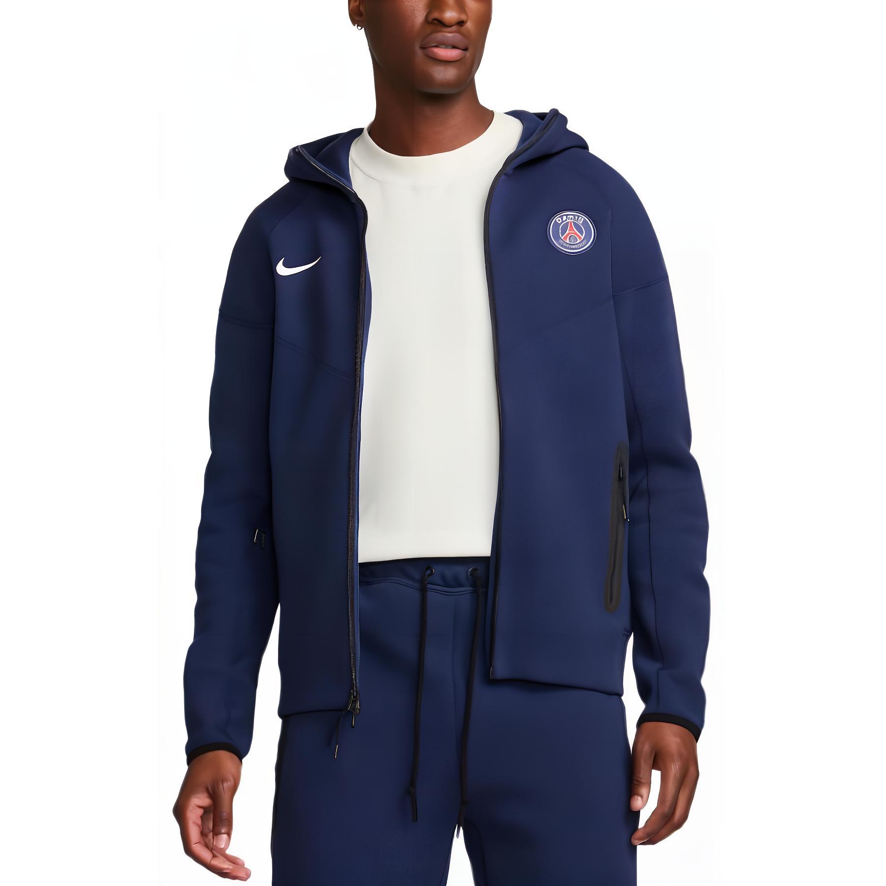 Nike  Navy Blue Zip-Up Hoodie Jacket FZ7224-410