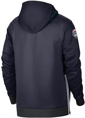 ナイキ ネイビーブルー ロゴプリント入りジップアップジャケット CD4880-451 Lookbook ナイキ ネイビーブルー ロゴプリント入りジップアップジャケット CD4880-451