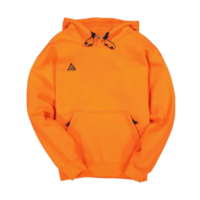 Nike Orange Solid Color Hoodie Long Sleeve Pullover. BQ3453-819