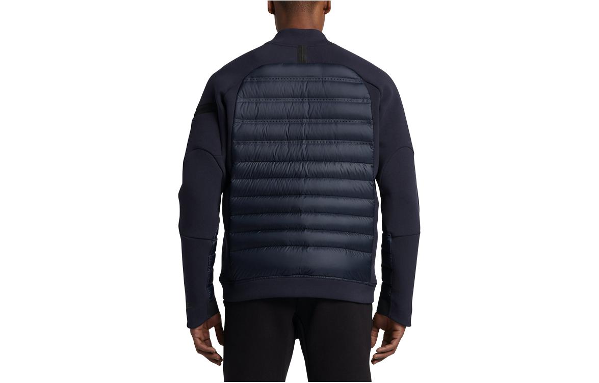 Lookbook Nike 拼布立領羽絨外套 藍色 806846-451