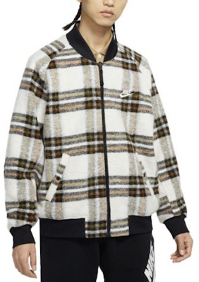 Nike Plaid Reversible Loose-Fit Jacket Brown DR6864-104 Purchase Nike Plaid Reversible Loose-Fit Jacket Brown DR6864-104