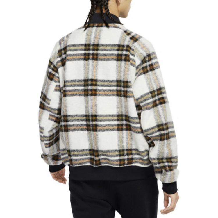 Details for Nike  Plaid Reversible Loose-Fit Jacket Brown DR6864-104