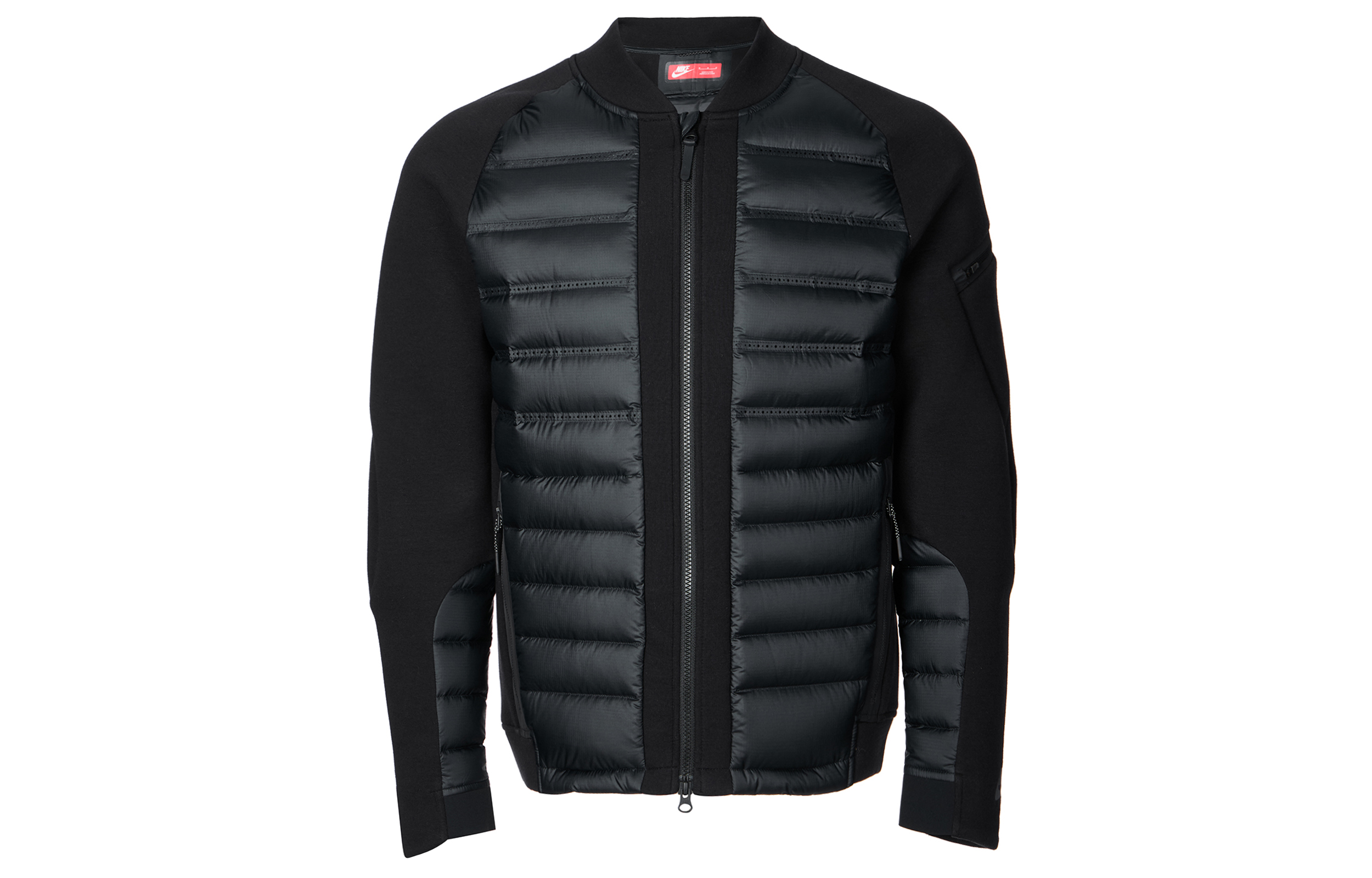 Nike  Puffer Jacket with Stand Collar and Zipper Black 806846-010