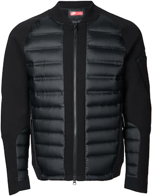 Nike Puffer Jacket with Stand Collar and Zipper Black 806846-010 Buy Nike Puffer Jacket with Stand Collar and Zipper Black 806846-010