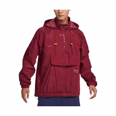 Nike Red Half-Zip Pocket Casual Jacket DZ3282-677